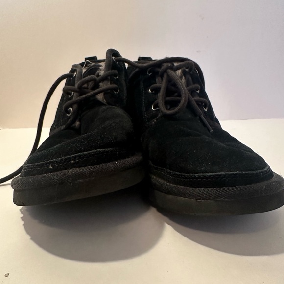 UGG Neumel Black Ankle Chukka Shearling Lined Boots Size 9 - Picture 7 of 7